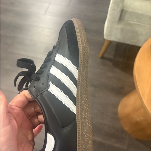 Adidas Black Sneakers with White Logo - Picture 6 of 9